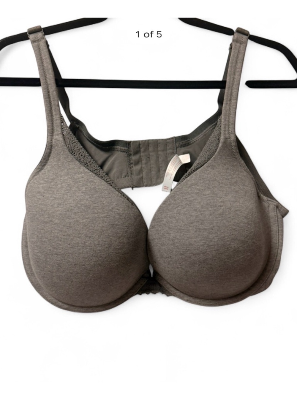 Cacique Gray Seamless Molded Bra